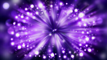 Abstract purple background. Explosion star. Digital illustration.
