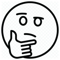 think face emoji icon