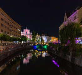 Ljubljana at Night