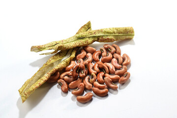 Peanuts isolated on white background