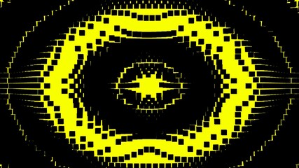 Futuristic yellow and black.