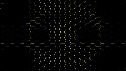 Abstract 3D hexagon pattern.