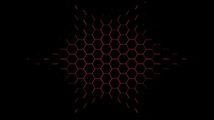 Abstract hexagon pattern.