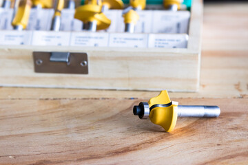 Woodworking clamps are used to hold the wood together using glue as a binder.