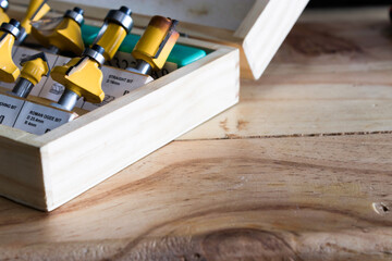 Woodworking clamps are used to hold the wood together using glue as a binder.
