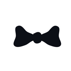 Bow tie doodle logo icon sign man symbol Hand drawn element emblem Children's style Abstract cartoon design modern design Fashion print clothes greeting invitation card banner education poster flyer
