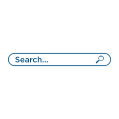 Fototapeta na wymiar Search Address Navigation Bar Icon