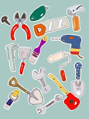 set of icons for children