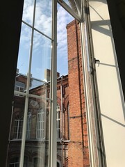 windows of a building