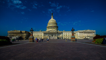 Fototapeta premium The United States Capitol or the Capitol Building, is the venue of the United States Congress meeting