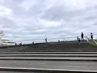 people on the pier