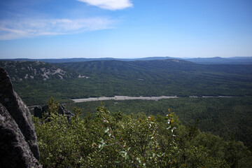 Fototapeta premium View from the top of the 