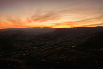 tramonto in Calabria