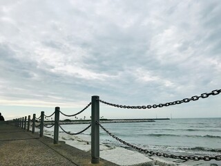 fence on the beach