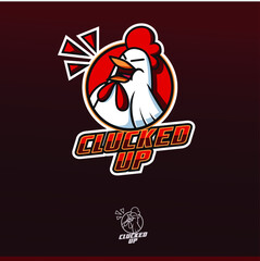 Animal Chicken Mascot Logo Template
