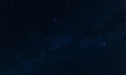 Fototapeta na wymiar Picture of cloudless starry sky at nighttime at northern hemisphere