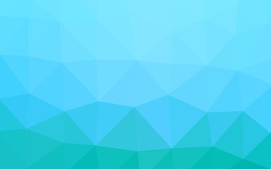 Light BLUE vector blurry triangle pattern.
