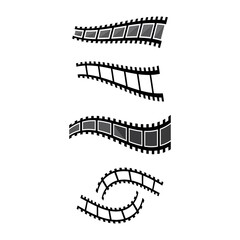 Film strip logo images