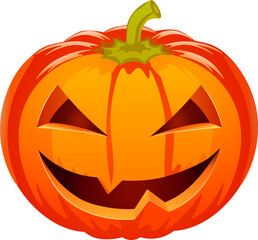 Halloween pumpkin spooky smile