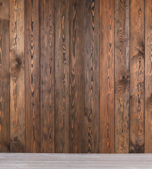 texture old dark brown vertical plank wood wall