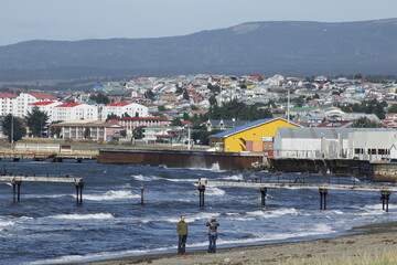 landscape with houses