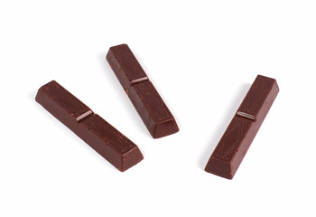 chocolate candy on white
