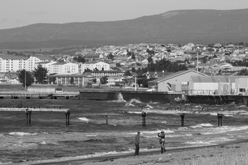village on the coast