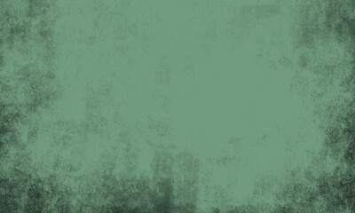 Dark grunge texture with mint color background