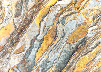 Naklejki  Warstwy skalne – barwne formacje skalne spiętrzone przez setki lat. Ciekawe tło z fascynującą teksturą