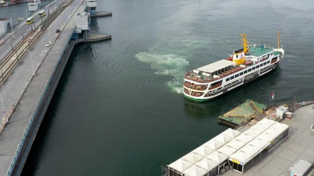 Golden Horn Bridge Quarantine Aerial View 2
