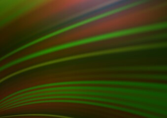 Light Green vector blurred shine abstract background.