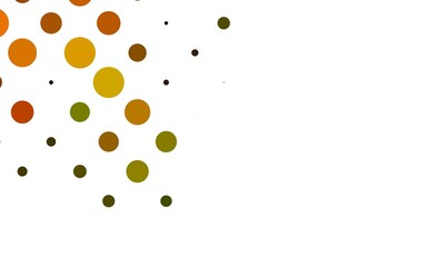 Light Green vector layout with circle shapes.