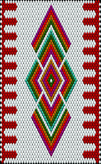 Ornament  is made in bright, juicy, perfectly matching colors. Ornament, mosaic, ethnic, folk pattern.