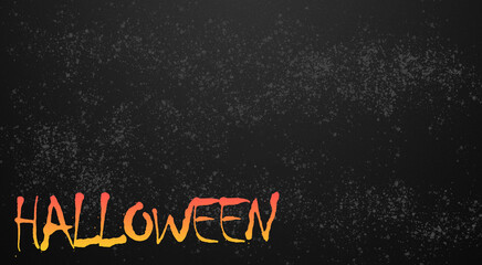 Background for Halloween. Design for banner, business cards, posters and other purposes. Image shows bats and caption