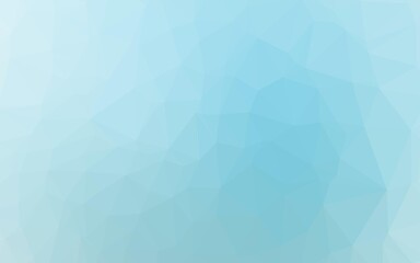Obraz premium Light BLUE vector blurry triangle texture.
