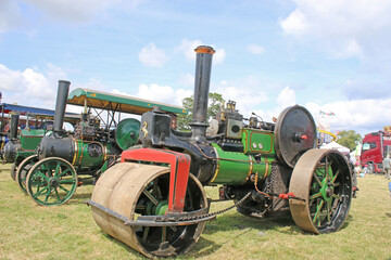 Vintage Steam traction engine