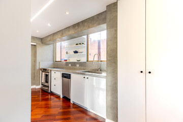 modern kitchen interior