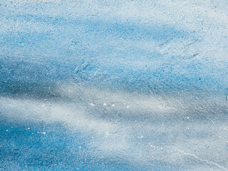 Blue, grey and white texture for designer background. Bright rough surface. Space for filling. Grunge wall. Artistic plaster. Abstract art creative backdrop. Template with gradient.