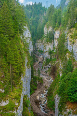 Canyon of Serrai di Sottoguda, Veneto, Italy