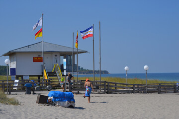 Strand Lebensrettung Rerik