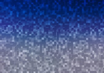 Light BLUE vector backdrop with rectangles, squares.