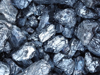 real coal background shot with macro lens 