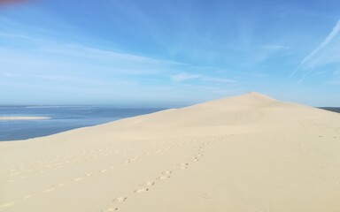 sand dunes and sky