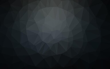 Obraz premium Dark BLUE vector triangle mosaic texture.