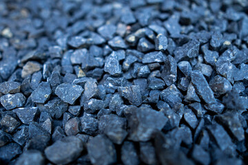 close up of a pile of stones
