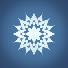 Abstract flower illustration.