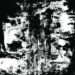 Rough black and white texture vector. Distressed overlay texture. Grunge background. Abstract textured effect. Vector Illustration. Black isolated on white background. EPS10