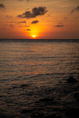 Obraz premium sunset in the sea