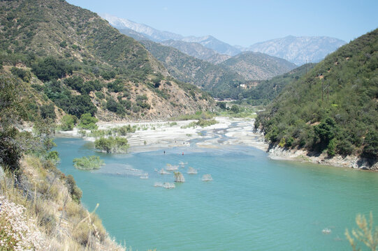 Enjoying Summer Holiday in San Gabriel Mountains in California