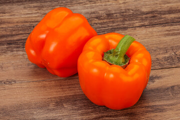 Orange sweet tasty Bell Pepper